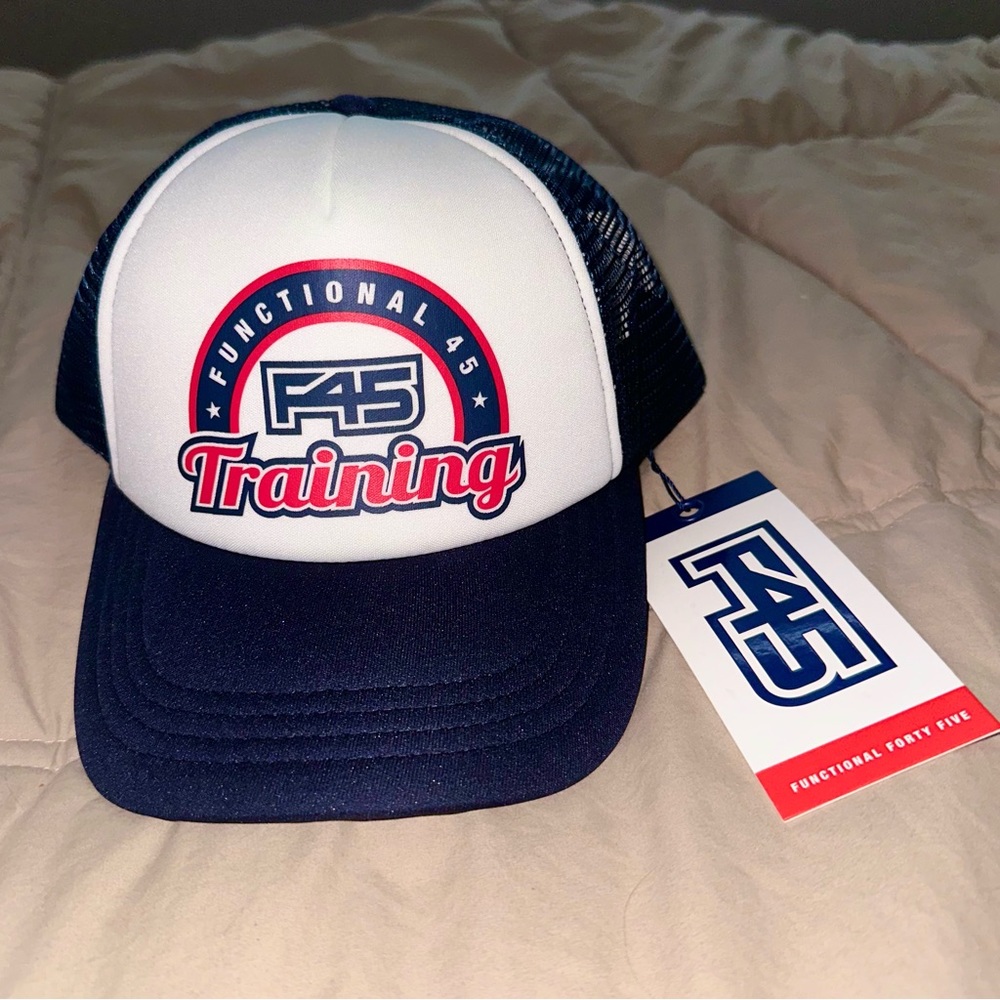NEW — F45 Training Snapback Trucker Hat Cap